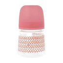 Suavinex Biberón Silicona Rosa Trenzado Clásico 0-6M 150ml 198558