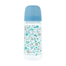 Suavinex Biberón Silicona Clásico Azul Estampado +6M 360ml 198553