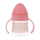 Suavinex Biberón Silicona Entrena Asas Rosa Trenzado +4M 150ml 157989