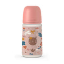 Suavinex Biberón Silicona Fisiológico Sx Flujo M Rosa Animales 270ml 199255