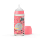 Suavinex Biberón Silicona Fisiológico Flujo L Rosa Planetas 360 ml 199256
