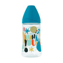 Suavinex Biberón Látex Anatómico T.1 M Azul Thank You 270 ml 156853