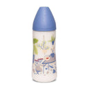 Suavinex Biberón Látex Anatómico T.2 L Azul Oscuro Estampado 360 ml 156855