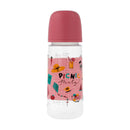Suavinex Biberón Silicona Flujo Denso +6M Rosa Picnic 360ml 193713