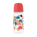 Suavinex Biberón Silicona Flujo Denso +6M Rosa Thank You 360ml 193713