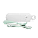 Suavinex Set Portacuchara + Cuchara + Sujeta Babero Verde 157843