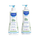 Mustela HydraBebé Leche Corporal 500 ml + Gel Baño 500 ml Pack