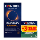 Control Preservativos Finissimo 12U + Regalo Preservativos Non Stop 3 Unidades