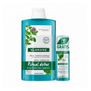Klorane Menta Acuática Champú 400ml + Regalo Champú Seco Menta Acuática 50 ml