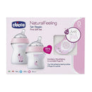 Chicco Set Regalo Natural Feeling +0M Rosa