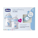 Chicco Set Regalo Natural Feeling +0M Azul