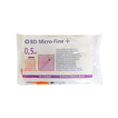 Aguja Bd Micro Fina 0.5 ml 10 Unidades
