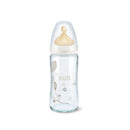 Nuk Biberón Látex First Choice Cristal T.1 (M) 240 ml