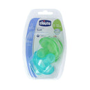 Chicco Chupete Todosilicona Physio Soft Azul 6-12M