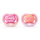 Philips Avent Chupetes Ventilado Deco Niña 6-18M