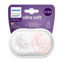 Philips Avent Chupetes Ultrasoft Deco Niña 0-6M
