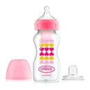 Dr. Browns Biberón Transición 270 ml Rosa