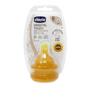 Chicco Tetina Caucho Papilla +6 M 2 Unidades
