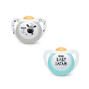 Nuk Chupete Látex Genius Safari 6-18 Meses 2 Unidades
