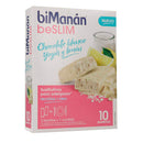 Bimanan Beslim Barritas Chocolate Blanco Yogurt Y Limón 10 Unidades