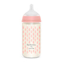 Suavinex Biberón Silicona Vidrio Rosa  Búho T.3 Posiciones 240 ml 170185