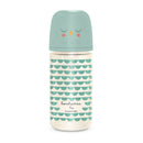 Suavinex Biberón Silicona Vidrio Verde Búho T.3 Posiciones 240 ml 170185