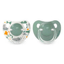Suavinex 212046 Chupete Látex Anatómico. 6-18M Verde Plomizo 2 Unidades