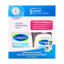 Cetaphil Loción Limpiadora 473 ml + Regalo Loción Limpiadora 237 ml y 29 ml + Crema Hidratante 14 gr