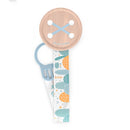 Suavinex Broche Pinza Botón Redondo Con Cinta Blanco Y Azul  171169