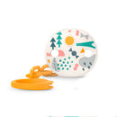 Suavinex Broche Con Cadena Decorado Pinza Amarilla Sx  199253