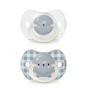 Suavinex Chupete Silicona Fisiol Fusión Vichy Gris 6-18 Meses 188622