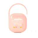 Suavinex Portachupete Clásico Rosa Plomo Nube Y Estrellas 198559