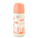 Suavinex Biberón Tetina Silicona Fisiológica Flujo L Rosa Plomo Decorado 360 ml 199256