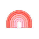 Suavinex Mordedor De Silicona Arcoíris +0M Rosa 204798
