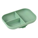 Beaba Plato Dividido Silicona Con Ventosa Verde Salvia