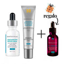 Rutina Skinceuticals Sérum Discoloration Defense 30 ml + Skinceuticals Spf50 Advanced Brightening Defense 40ml + Regalo  Skinceuticals H.A Intensifier Pack
