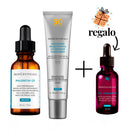 Rutina Skinceuticals Phloretin Cf Sérum 30 ml + Skinceuticals Spf50 Advanced Brightening Defense 40ml + Regalo  Skinceuticals H.A Intensifier Pack