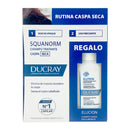 Ducray Squanorm Champú Caspa Seca 200 ml Regalo Champú Suave Equilibrante 100 ml