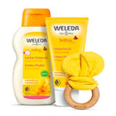 Weleda Bebe Leche Corporal Caléndula 200 ml + Crema Facial Caléndula 50 ml + Regalo Mordedor