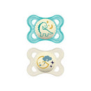 Mam Original Night Chupete Silicona Azul 2U 0+