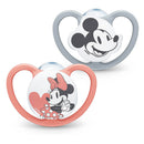 Nuk Chupete Mickey Rosa Silicona 18-36M