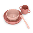 Suavinex Vajilla Infantil Silicona Rosa 209637