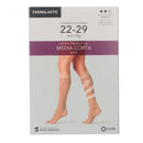 Farmalastic Media Corta Normal Beige Talla Reina Plus